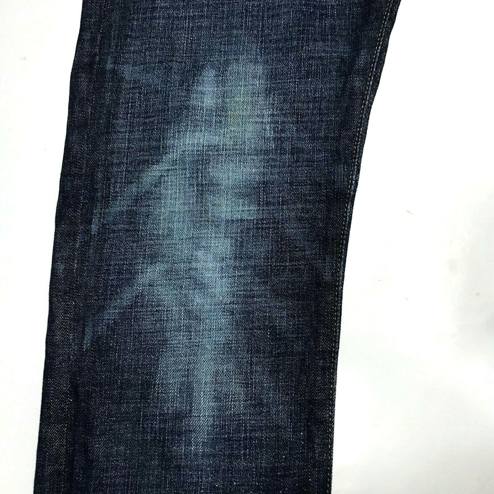 Ralph Lauren 33 Slim Dark Wash Distressed Denim - Picture 7 of 8